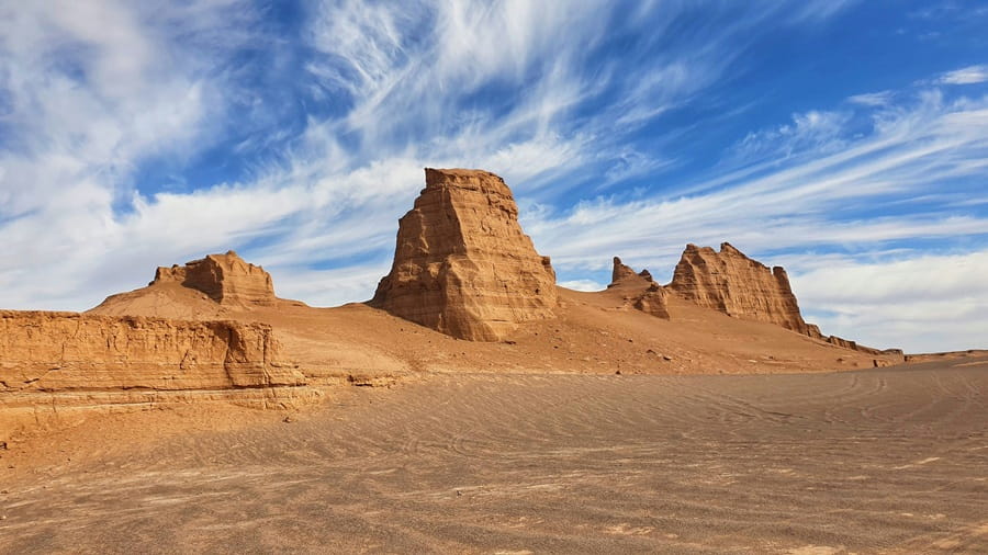 Iran Lut Desert yardangs UNESCO